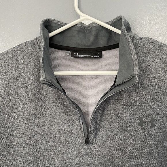 Under Armour Coldgear Sweatshirt Adult XL Outdoor‎ Pullover Hooded Hoodie Mens - Picture 4 of 11